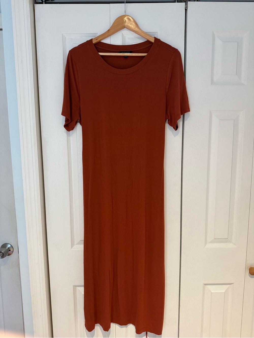 Banana Republic burnt orange maxi dress